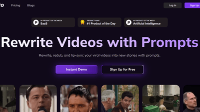 Vozo Rewrite & Redub - Transform Videos with AI Prompts