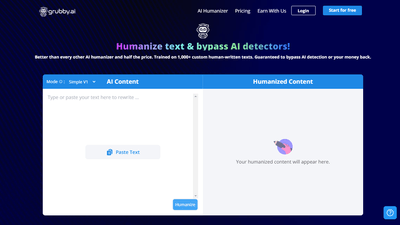 Grubby.AI - The Ultimate AI Detection Bypasser
