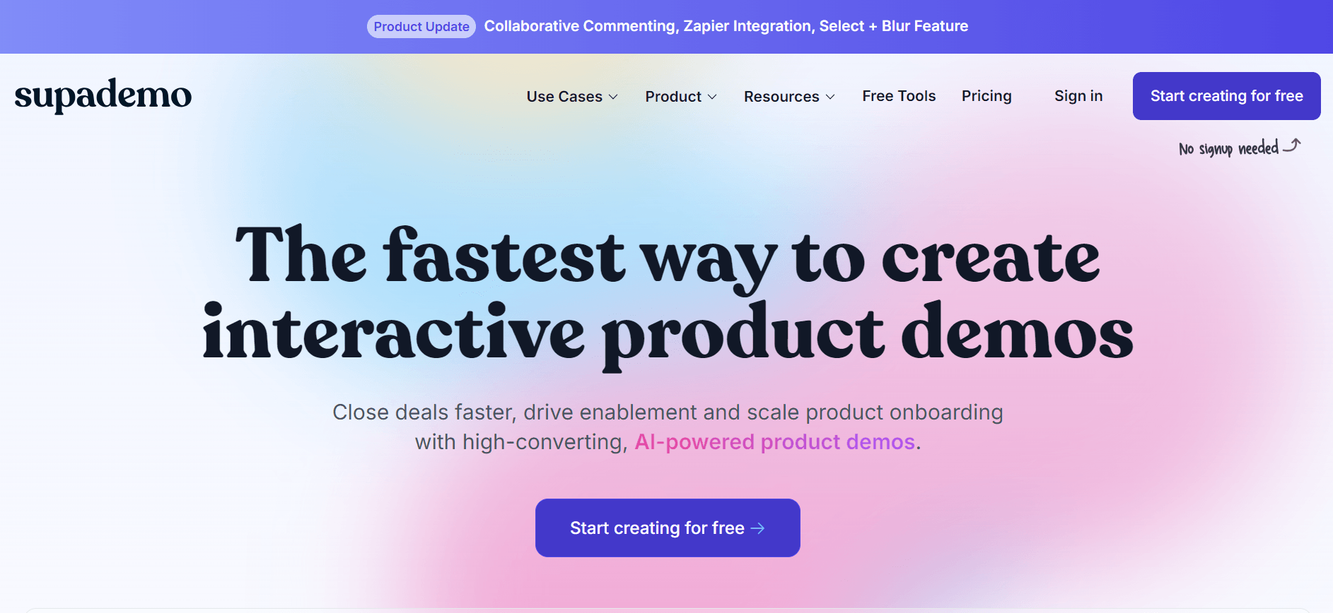 Supademo - Create Interactive Product Demos with AI