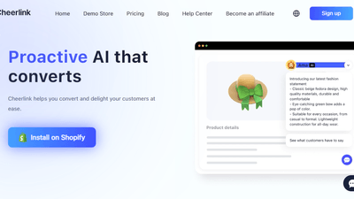 Cheerlink - Enhance Your Store's Customer Experience with AI