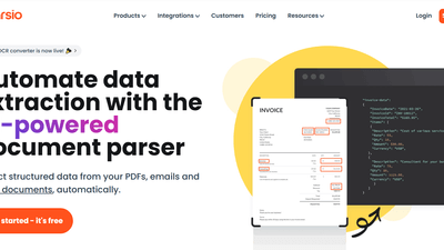 Parsio - Automate Extraction from Emails, PDFs, and More