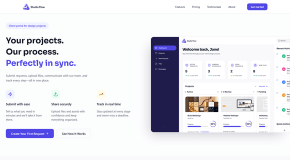 Freelance client portal