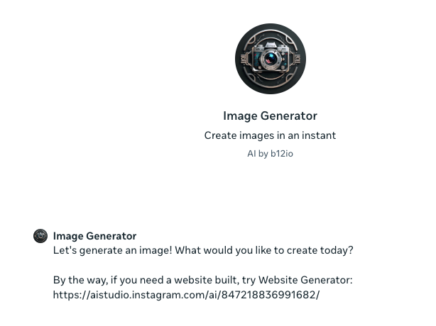 Image Generator Meta AI