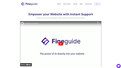 Fineguide - Revolutionize Customer Engagement with AI