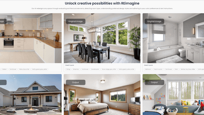 REimagine Home - Cutting-Edge AI Tool for Interior Design and Real Estate