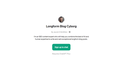 Longform Blog Cyborg - SEO Content Expert