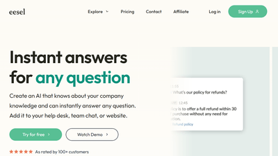 eesel - AI Assistant That Answers Every Company Question