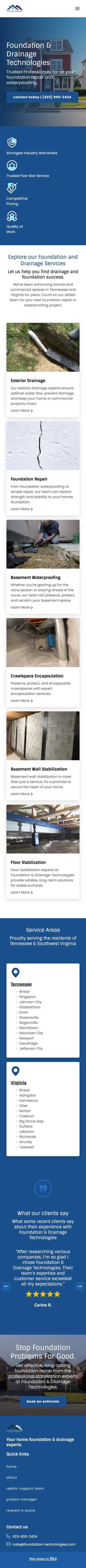 Foundation & Drainage Technologies 