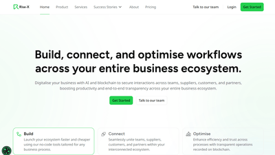 Rise-X - Revolutionize Your Business Ecosystem with No-Code Solutions