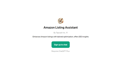Amazon Listing Assistant - Optimize Your Listings