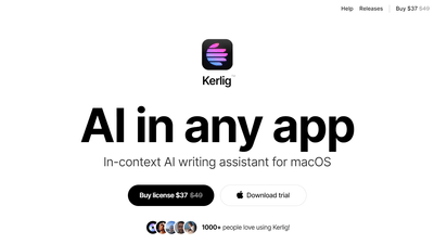 Kerlig AI - AI-Powered Writing Tool for macOS