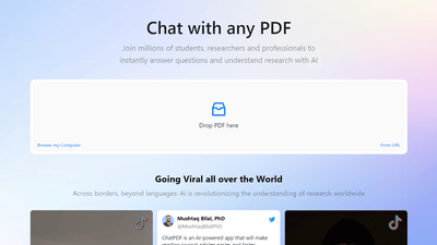 ChatPDF - Talk with Any PDF