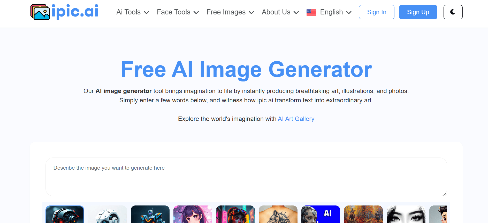 iPic.Ai - AI Image Generator That Makes Imagination Reality