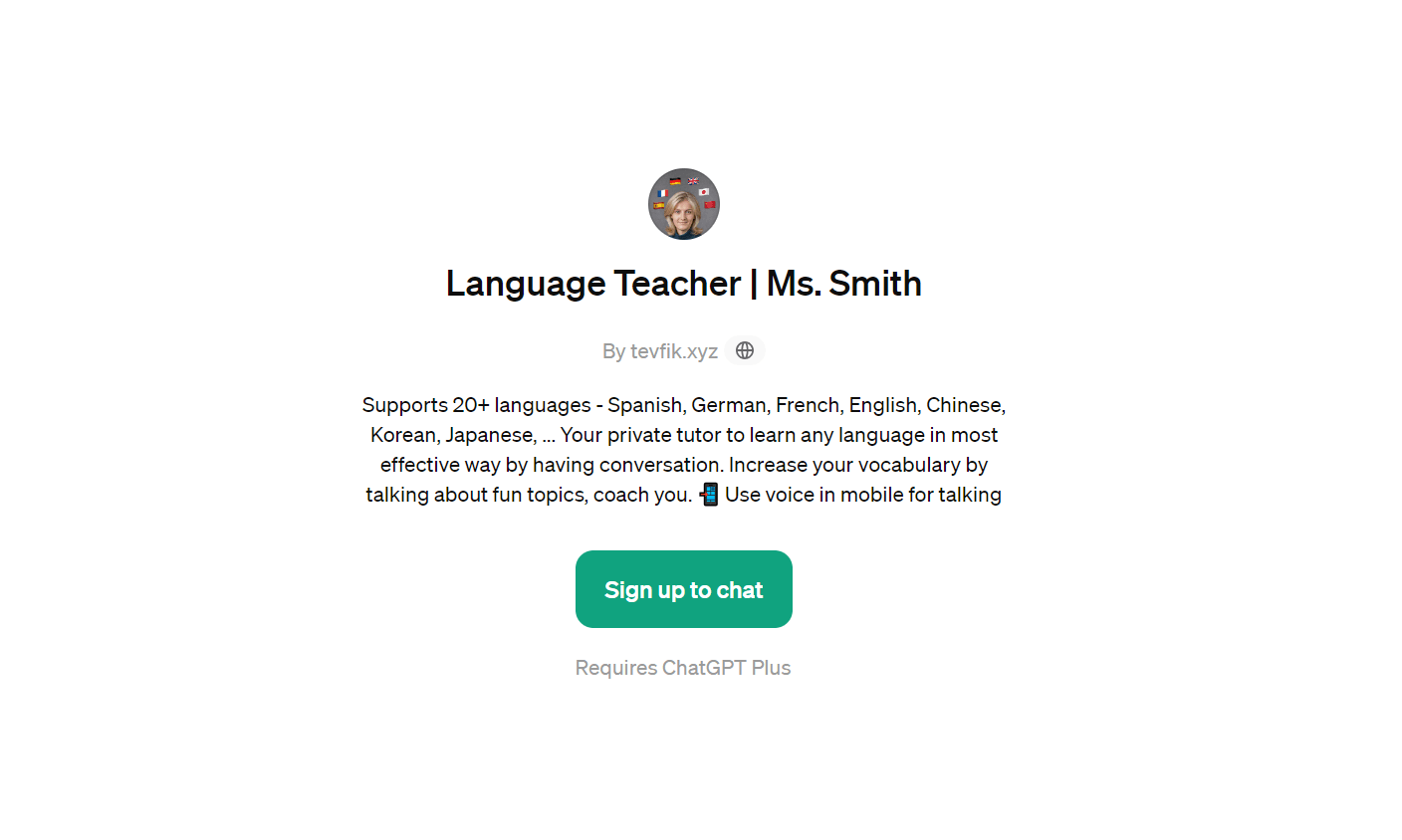 Language Teacher - Linguistics Tutor