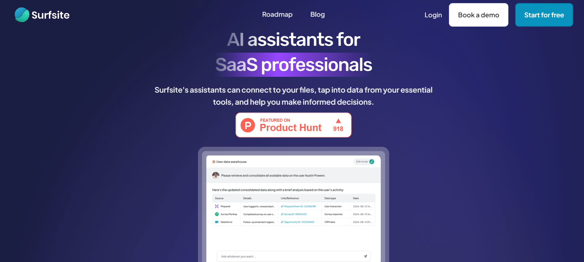 Surfsite - Your AI Project Management Copilot