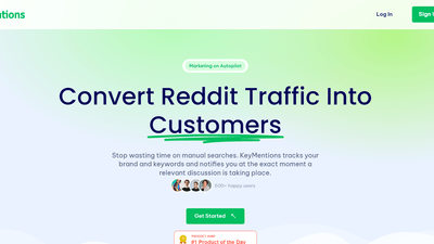 KeyMentions - Track Your Brand Mentions on Reddit