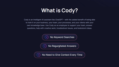 Cody - Virtual Employee Powered by AI