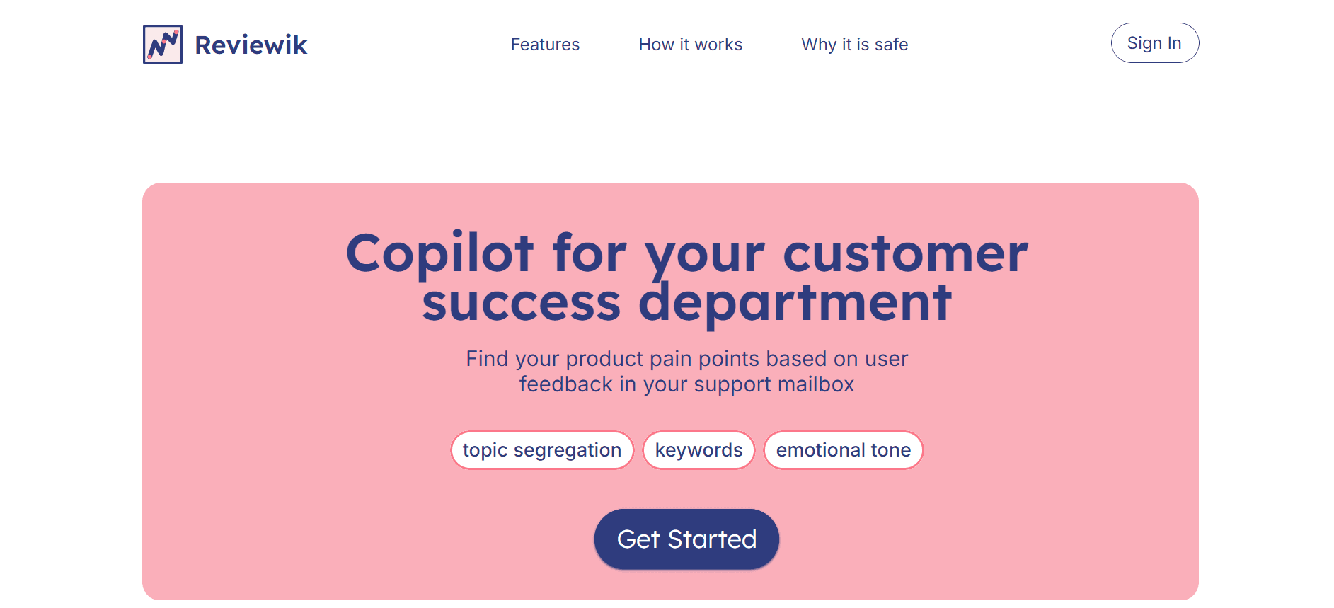 Reviewik - Find Audience Pain Points with This Customer Success Copilot