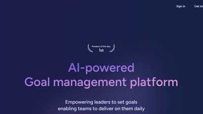 Ralify - Goal Management Platform for Leaders