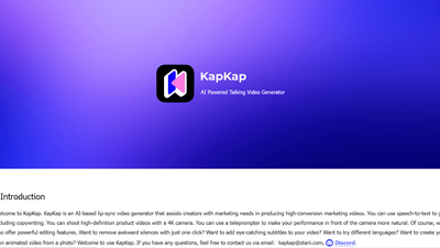 KapKap - AI Lip Sync Video Generator