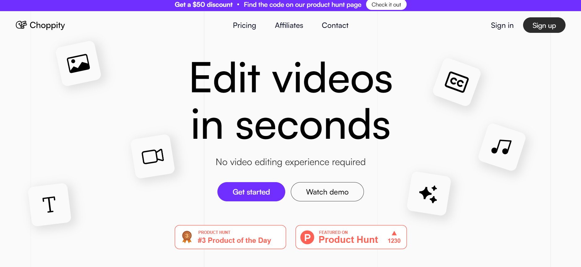 Choppity - Use AI to Edit Your Videos