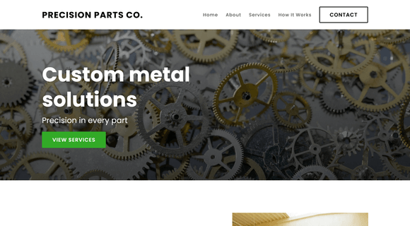 Manufacturing website