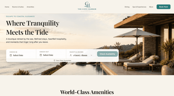 Hotel & resort booking site