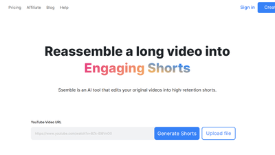 Ssemble - Transform Long Videos into Shorts