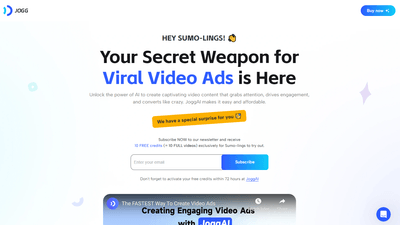JoggAI - Your AI-Powered Solution for Quick Video Creation