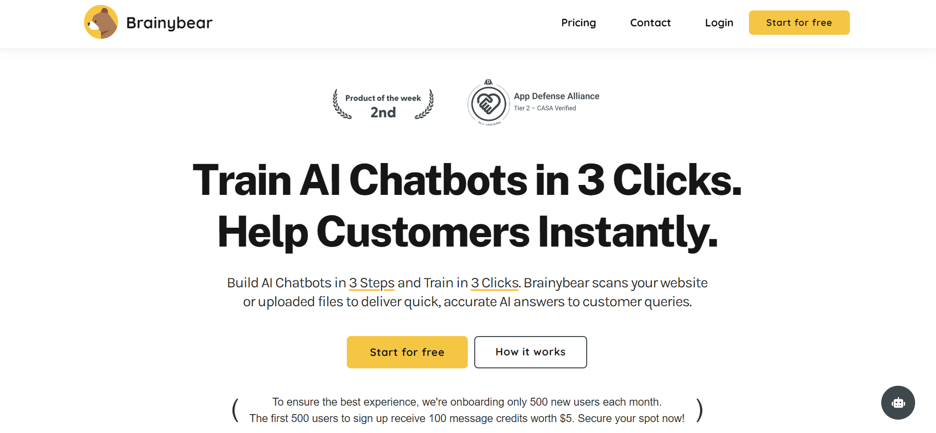 Brainybear - Easily Build AI Chatbots