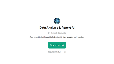 Data Analysis & Report AI - Make Sense of Complex Datasets
