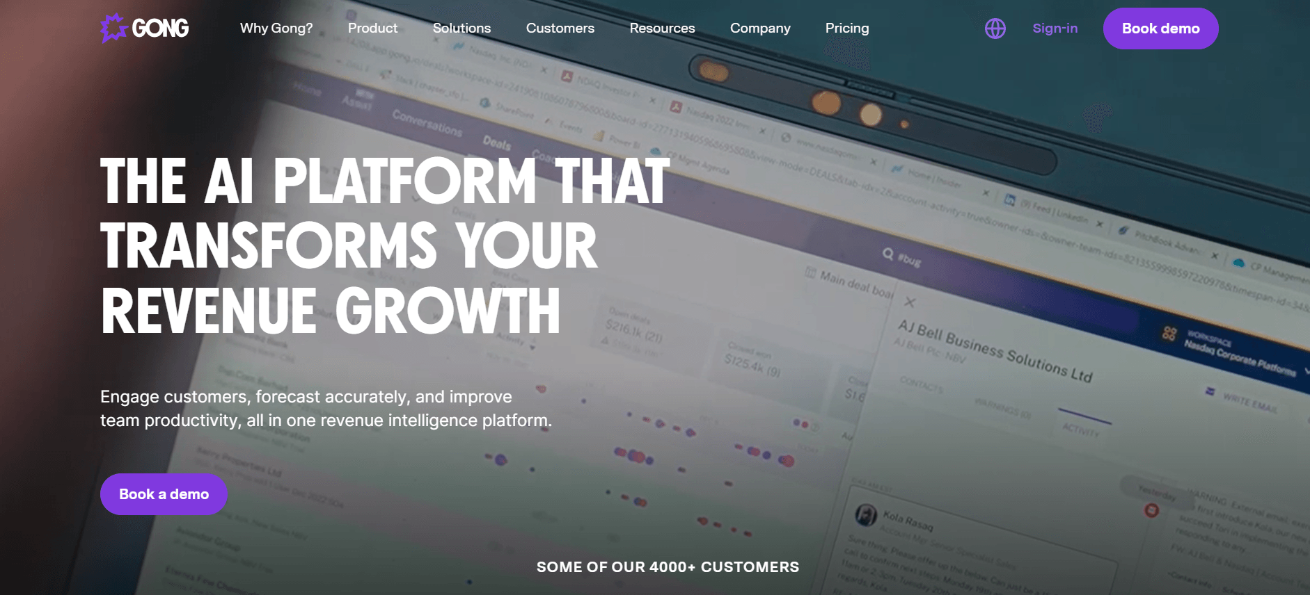 Gong - Unlock Revenue Growth Through Customer Insights