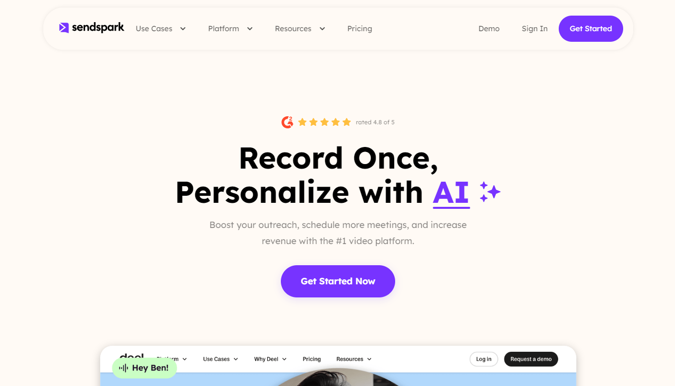 Sendspark - Personalized Video at Scale