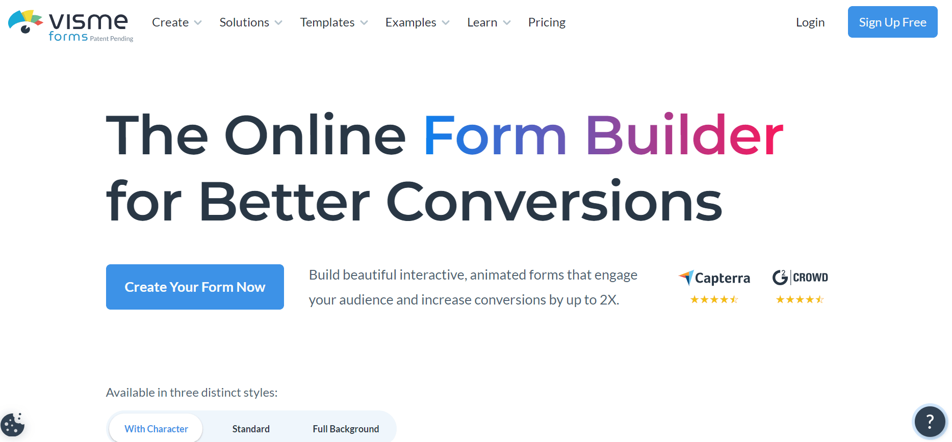 Visme Forms – Simple Form Builder