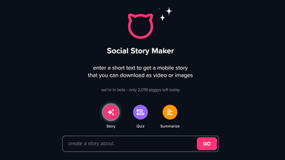 Piggy Magic - Generative AI Tool for Producing Engaging Content for Mobile