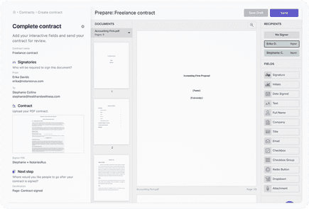 Contracts and eSignatures