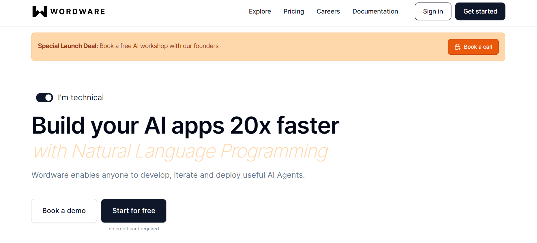  Wordware - Build AI Apps and Agents Faster 