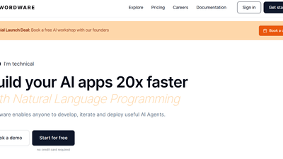  Wordware - Build AI Apps and Agents Faster 
