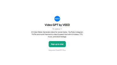 Video GPT by VEED - Create Videos for Social Media