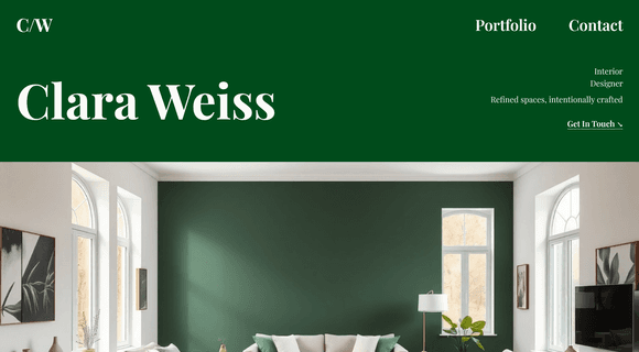 Interior design website