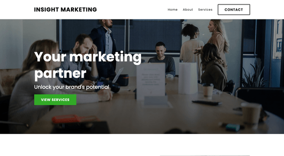 Marketing consultant website