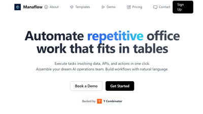 Manaflow - Automate Repetitive Office Work