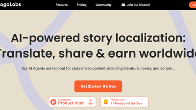 SagaLabs - AI Agents for Global Storytelling and Breaking Language Barriers