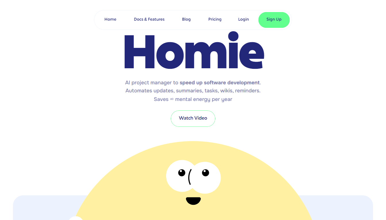 Homie - AI Project Manager for Software Teams