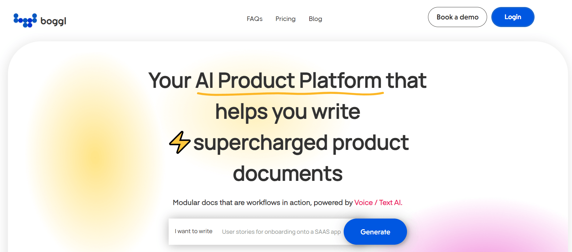 Boggl AI - Create Product Documents 