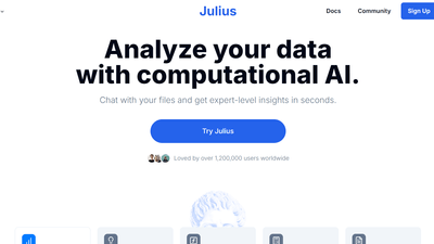 Julius AI - Analyze and Visualize Your Data