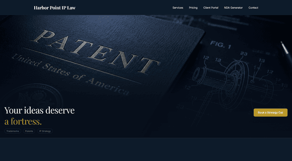 Intellectual property lawyer website
