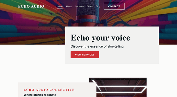 Podcast blog layout