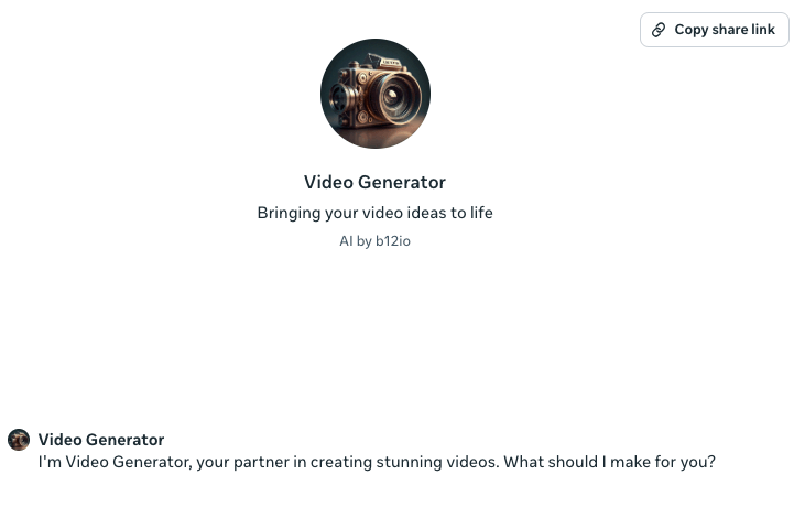 Video Generator Meta AI