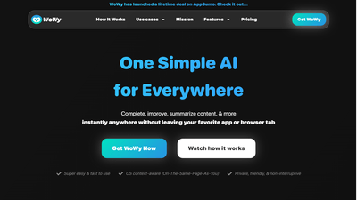 WoWy AI - Your All-in-One Content Assistant
